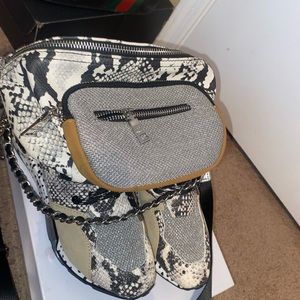 Steve Madden women set shoes and purse